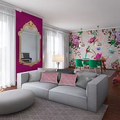 Il mio progetto del corso: Colore applicato all’interior design. Een project van Interieurontwerp,  Interieurdecoratie,  Interieur, Kleurentheorie y Ruimtelijk ontwerp van Rosita - 18.07.2021