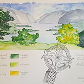 Mein Kursprojekt: Aquarellreiseheft. Traditional illustration, Watercolor Painting, Architectural Illustration, and Sketchbook project by dominikarolf - 07.05.2021