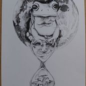 Meu projeto do curso: Ilustração surrealista com caneta fineliner. Traditional illustration, Pencil Drawing, Drawing, Realistic Drawing, Artistic Drawing & Ink Illustration project by Nadia Martins - 07.05.2021