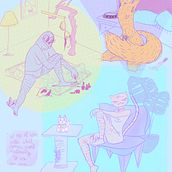 Fanzine - Poesía Millennial. Traditional illustration, Collage, and Digital Drawing project by Sol Mayor - 07.05.2021