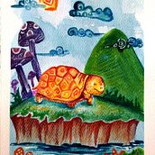 Mi Proyecto del curso: Técnicas de ilustración con acuarela y gouache. Traditional illustration, Fine Arts, Painting, Watercolor Painting, Children's Illustration, and Gouache Painting project by catalinapabon - 07.05.2021