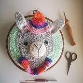 Mi Proyecto del curso: Punch needle y crochet: crea personajes únicos. Arts, Crafts, To, Design, Embroider, Fiber Arts, DIY, and Crochet project by Taís Martínez Villarroel - 07.05.2021