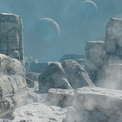 mundo hielo. 3D, Digital Illustration, and 3D Design project by Moises Hernandez Luna - 07.05.2021