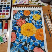 Mi Proyecto del curso: Creación de paletas de color con acuarela. Traditional illustration, Fine Arts, Painting, Watercolor Painting, and Color Theor project by liliana Espejo Malca - 07.06.2021