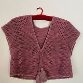 Mi Proyecto del curso:  Bolero Canela adaptado. Fashion Design, Fiber Arts, DIY, and Crochet project by y6f2hckufp - 07.06.2021