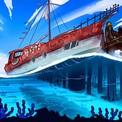 Ship. Un progetto di Illustrazione tradizionale, Illustrazione digitale e Arte concettuale di Francisco Vargas - 06.07.2021