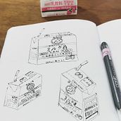 My project in Daily Sketching for Creative Inspiration course. Traditional illustration, Sketching, Creativit, Drawing, and Sketchbook project by M Janice Wong CT - 07.07.2021