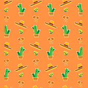 Mexican pattern. Un proyecto de Ilustración tradicional y Diseño gráfico de Aleksandra Tomaševskaja - 19.03.2021
