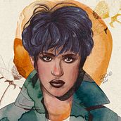 Retrato Ilustrado com Procreate - 80's essence  Ein Projekt aus dem Bereich Traditionelle Illustration, Vektorillustration, Digitale Illustration und Porträtzeichnung von Beatriz Saberhagen - 05.07.2021