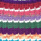 top down colorido de croche. Arts, and Crafts project by Cristina De Vincenzo - 07.07.2021