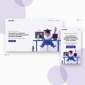 Studia · Mi Proyecto del curso: Diseño de interfaces para sitios web y aplicaciones Ein Projekt aus dem Bereich UX / UI, Grafikdesign, Interaktives Design, Webdesign, Mobile Design, Digitales Design und App-Design von Valentina - 27.06.2021