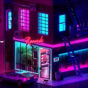 C H I L L N E O N. Un proyecto de Diseño, Ilustración tradicional, Publicidad, Motion Graphics, 3D, Animación, Dirección de arte, Diseño gráfico, Post-producción fotográfica		, Animación 3D, Modelado 3D e Ilustración digital de Jeison Barba - 12.07.2021