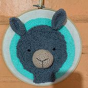 Mi Proyecto del curso: Punch needle y crochet: crea personajes únicos. Arts, Crafts, To, Design, Embroider, Fiber Arts, DIY, and Crochet project by retamalpinomarcela - 07.08.2021