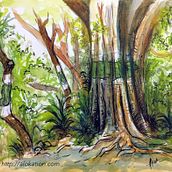 Watercolor Paintings. Painting, and Watercolor Painting project by Alok Kumar - 07.08.2021