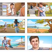 My project in Storyboard Illustration with Procreate course. Traditional illustration, Digital Illustration, Stor, telling, Stor, and board project by tkachenkomawa - 07.08.2021