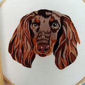Mi Proyecto del curso: Needle painting para principiantes. Embroider, and Naturalistic Illustration project by Andrée - 07.08.2021