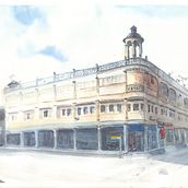 My project in Architectural Sketching with Watercolor and Ink course Ein Projekt aus dem Bereich Skizzenentwurf, Zeichnung, Aquarellmalerei, Architektonische Illustration, Sketchbook und Illustration mit Tinte von waiyoke - 07.07.2021