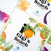 Chiringuito Gigi´s Beach Sotogrande. Design, Traditional illustration, Art Direction, and Editorial Design project by David Palacios Valero - 04.10.2021