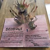 My project in Pop-Up Book Creation course - Household Beasts!. Un proyecto de Artesanía, Papercraft, Encuadernación e Ilustración tradicional de Ruaidhri O'Mahony - 09.07.2021