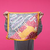 Little prince foulard. Un proyecto de Tejido e Ilustración tradicional de Laura Bagnera - 01.10.2019
