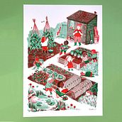 Allotment. Ilustração tradicional projeto de Hayley Wells - 09.07.2021
