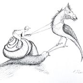 My project in Surrealistic Fineliner Illustration course. Traditional illustration, Pencil Drawing, Drawing, Realistic Drawing, Artistic Drawing & Ink Illustration project by mwdurand - 07.09.2021