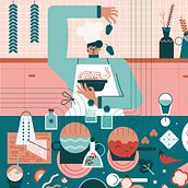 Mi Proyecto del curso: Ilustración vectorial: personalidad y color. Traditional illustration, Graphic Design, Vector Illustration, and Digital Illustration project by Clara Tabales - 06.09.2021