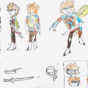 Mi Proyecto del curso:(tokiro Sakura) Dibujo de personajes manga desde cero. Traditional illustration, Character Design, Comic, Pencil Drawing, Drawing, and Manga project by mateo espasandin - 07.10.2021