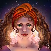 Mon projet du cours : Éclairage et couleur pour portraits numériques sur Photoshop. Un proyecto de Ilustración tradicional, Ilustración digital y Pintura digital de info.stephanieboivin - 10.07.2021