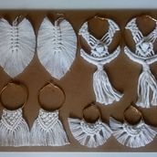 Mi Proyecto del curso: Joyería en macramé. Arts, Crafts, Jewelr, Design, Fiber Arts, and Macramé project by Dora Cecilia Alvarez Escalona de Tatschner - 06.10.2021