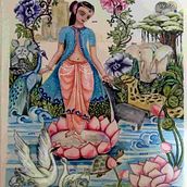 Vandevi-Protector of the forests. Un progetto di Illustrazione tradizionale, Disegno, Pittura ad acquerello e Illustrazione editoriale di arpitasaxena - 03.07.2021
