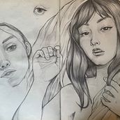 Estudio de Octoplum . Traditional illustration project by amandagd - 07.10.2021