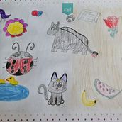 Mi Proyecto del curso: Dibujo y creatividad para pequeños grandes artistas. Traditional illustration, Creativit, Drawing, and Creating with Kids project by draecinereb - 07.10.2021
