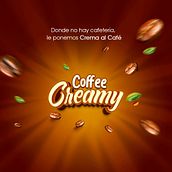 Mi Proyecto: Creamy Coffee. Crema batida para el café.. Un proyecto de Publicidad, Marketing, Cop, writing y Creatividad de Michael Carrasquel - 10.06.2021