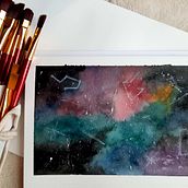 Mi Proyecto del curso: Técnicas modernas de acuarela. Traditional illustration, Fine Arts, Painting, and Watercolor Painting project by Nathalia Medina Méndez - 07.10.2021