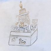 Mi Proyecto del curso: Introducción a la creación de personajes estilo cartoon. Projekt z dziedziny Trad, c, jna ilustracja, Projektowanie postaci,  R i sunek użytkownika hectorcamila567 - 11.07.2021