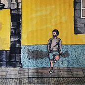 Promarker drawing. Drawing project by Céline Brenier - 07.11.2021