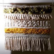 Mi Proyecto del curso: Introducción al macramé: creación de un tapiz decorativo. Accessor, Design, Arts, Crafts, Interior Design, Decoration, Fiber Arts, and Macramé project by candelariamarhidalgo - 07.08.2021
