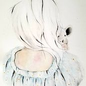 My little one and Mousy  . % Sara Vasquez tarafından hazırlanan Geleneksel illüstras, on, Sulubo, a Resim, Portre Çizimi, Ve Sanatsal Çizim projesi - 07.10.2021