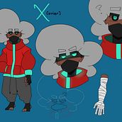 X's Character Sheet. Character Design project by Darryl Thomas - 06.19.2021