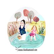 Meu projeto do curso: Técnicas de ilustração com aquarela e guache. Un proyecto de Ilustración tradicional, Bellas Artes, Pintura, Pintura a la acuarela, Ilustración infantil y Pintura gouache de clocorico.br - 10.06.2021