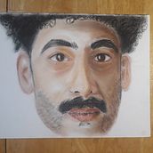 Mi Proyecto del curso: Retrato realista al pastel tiza. Un projet de Beaux Arts, Dessin de portrait , et Dessin réaliste de Marisa Rizzolo - 01.07.2021