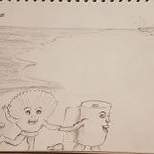 Random pages from my sketch books. Un proyecto de Narrativa y Sketchbook de Janine Ween - 12.07.2021