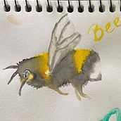 Playing with water colours. Un proyecto de Ilustración tradicional de Cassie Blatchley - 18.06.2021