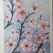 Meu projeto do curso: Técnicas de aquarela negativa para ilustração botânica. Un progetto di Illustrazione tradizionale, Pittura ad acquerello e Illustrazione botanica di Shirley de Souza - 12.07.2021