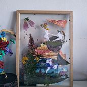 My project in Basic Botanical Pressing Techniques course. Arts, Crafts, Fine Arts, Collage, and DIY project by mimac - 07.12.2021