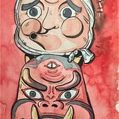 Mi proyecto numero 3 del curso de acuarela con estilo manga. Un proyecto de Diseño e Ilustración tradicional de Marco Gomez Perotti - 12.07.2021