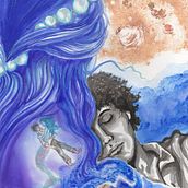 Mi Proyecto del curso: Introducción a la ilustración infantil Con el cuento de La Sirenita Ein Projekt aus dem Bereich Traditionelle Illustration, Bildende Künste, Malerei, Bleistiftzeichnung, Zeichnung, Aquarellmalerei, Kinderillustration und Erzählung von Andrea Fernández - 12.07.2021