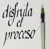 Mi Proyecto del curso: Introducción a la caligrafía itálica. Calligraph project by Eleazar Castro - 07.13.2021