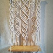 Mi Proyecto del curso: Macramé: nudos básicos y complejos  . % Mayela Aguilera tarafından hazırlanan Aksesuar Tasarımı, İç Tasarım, Dekoras, on, El, af Sanatları, Ve Makrome projesi - 07.13.2021